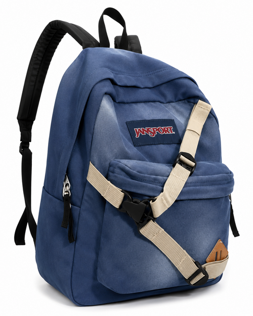 Spider Denim Backpack